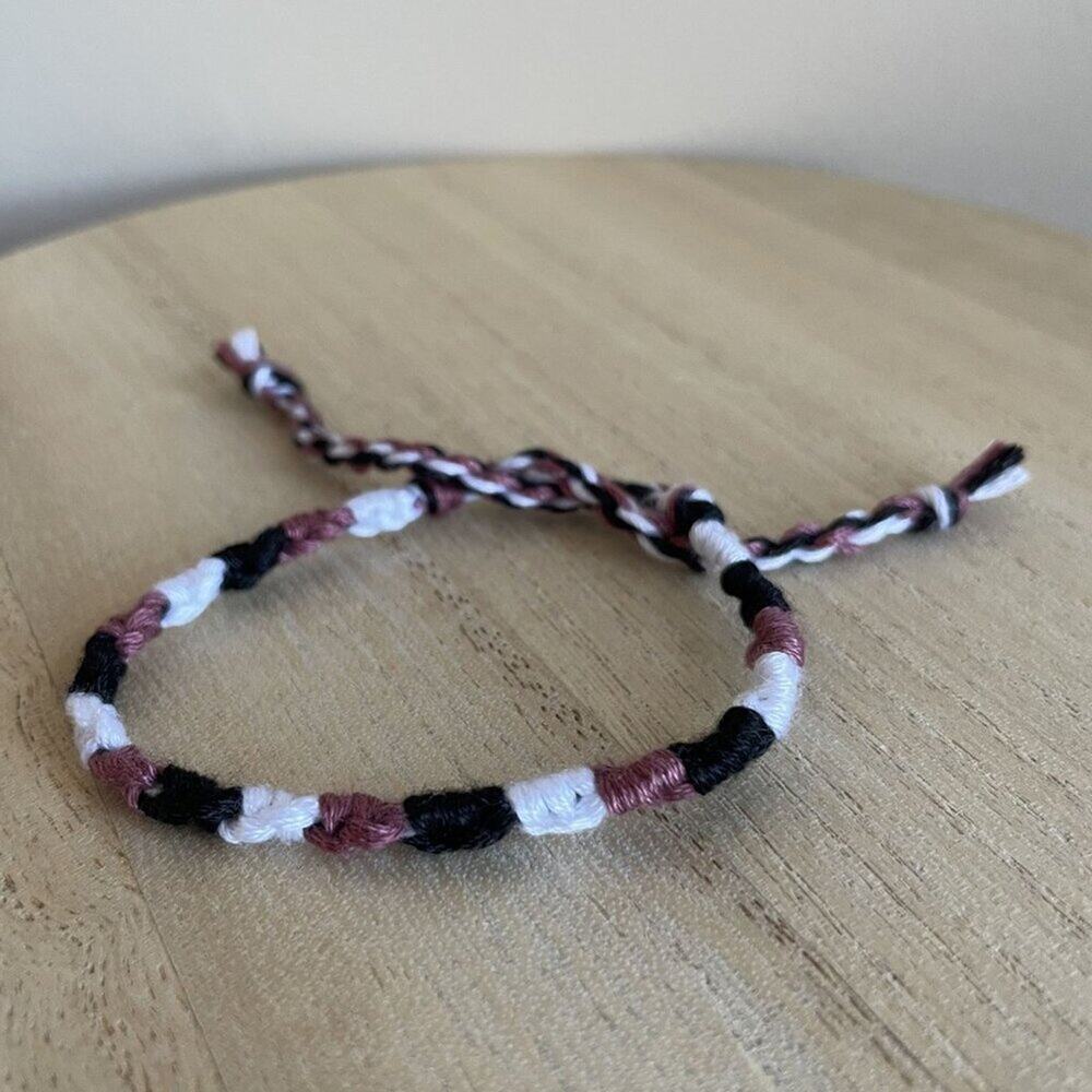 Lovely Bracelet, anklet, trendy, comfortable, tie, embroidery thread, woven, gif